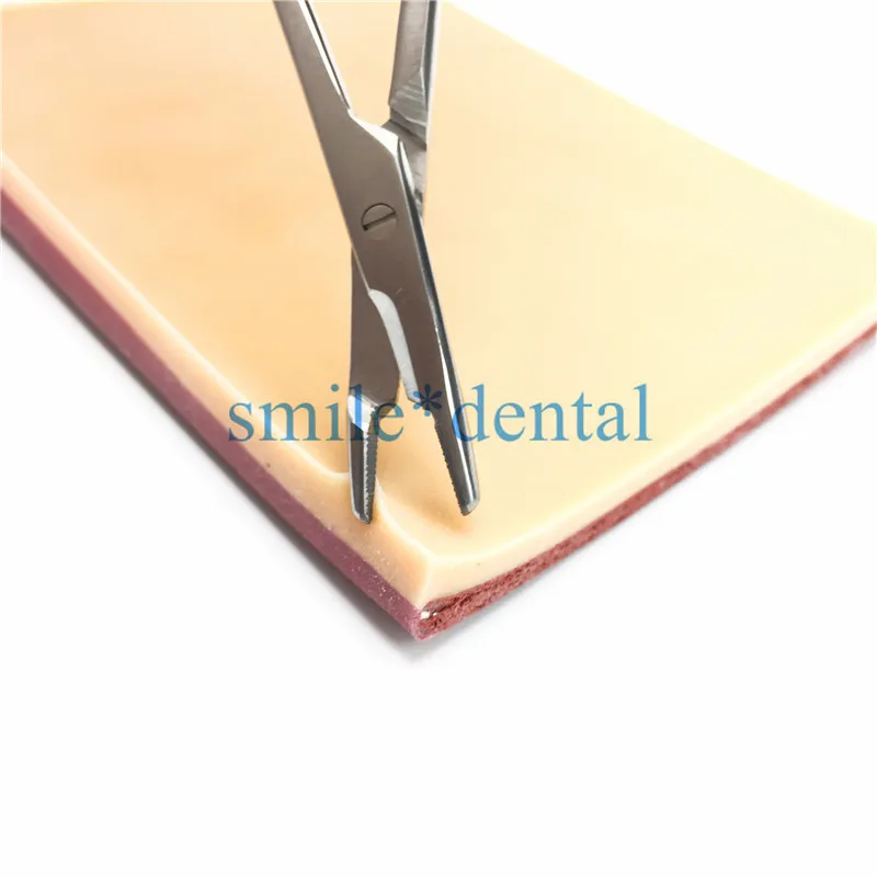 Двойной век силиконовый модуль кожи для практики наложения швов Модель обучения