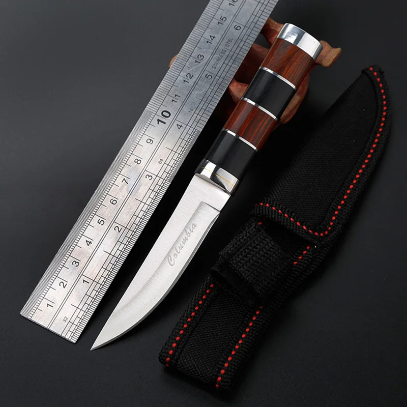 Тактический нож для выживания карманные ножи цветные деревянные походные с