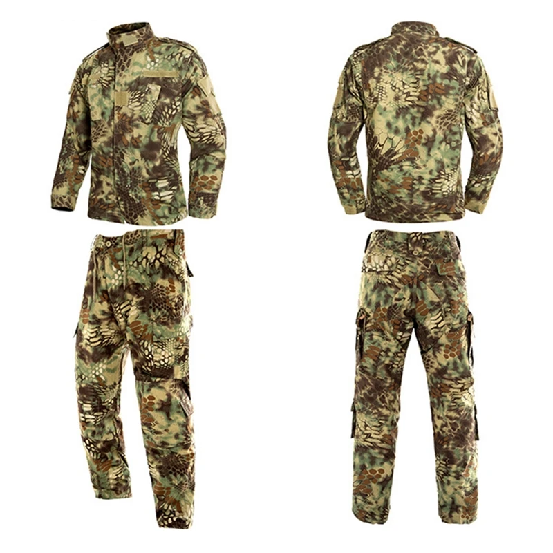 Camouflage set8 9 видов цветов, Мужская армейская Военная униформа, тактическая спецназа, Боевая камуфляжная одежда для солдат США, комплект штанов для мужчин, униформа - Цвет: Camouflage set8