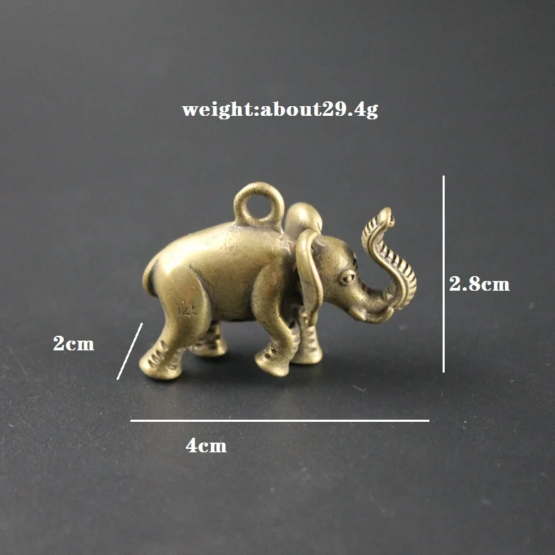 Животное слоновой костью статуэтки старинные латунь брелок кулон ювелирные