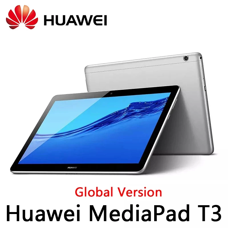 Global Version Huawei MediaPad T3 10 2GB Ram 32GB Rom AGS-W09/AGS-L09 Tablet PC SnapDragon Octa-Core 9.6 inch Android 7 1280*800