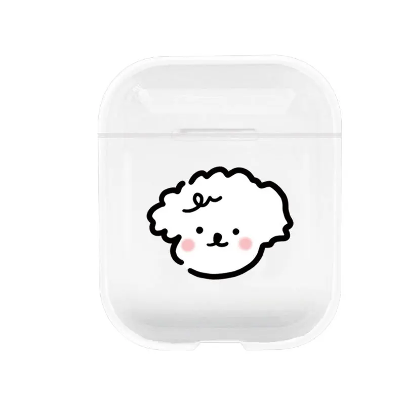 

Case For Apple AirPods Pro Cute Cartoons Soft Earphone Transparent Protective Cover Coque For Air pods 1 2 Accessories Covers