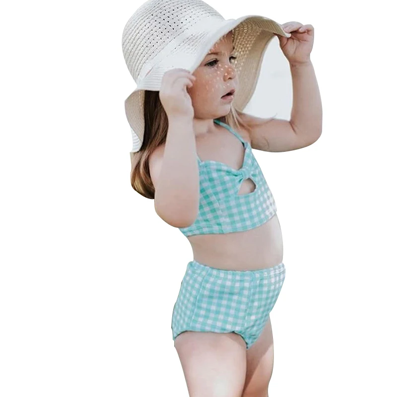 

Детский купальный костюм для девочек, Цельный Детский купальный костюм с рюшами, милый купальный костюм с рисунком для маленьких девочек, н...