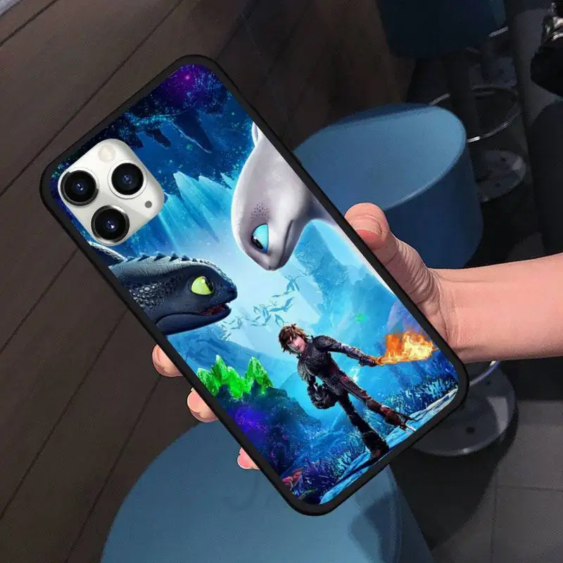 

Train Your Dragon EYE BLACK Phone Case for iPhone 11 12 pro XS MAX 8 7 6 6S Plus X 5S SE 2020 XR shell cover funda
