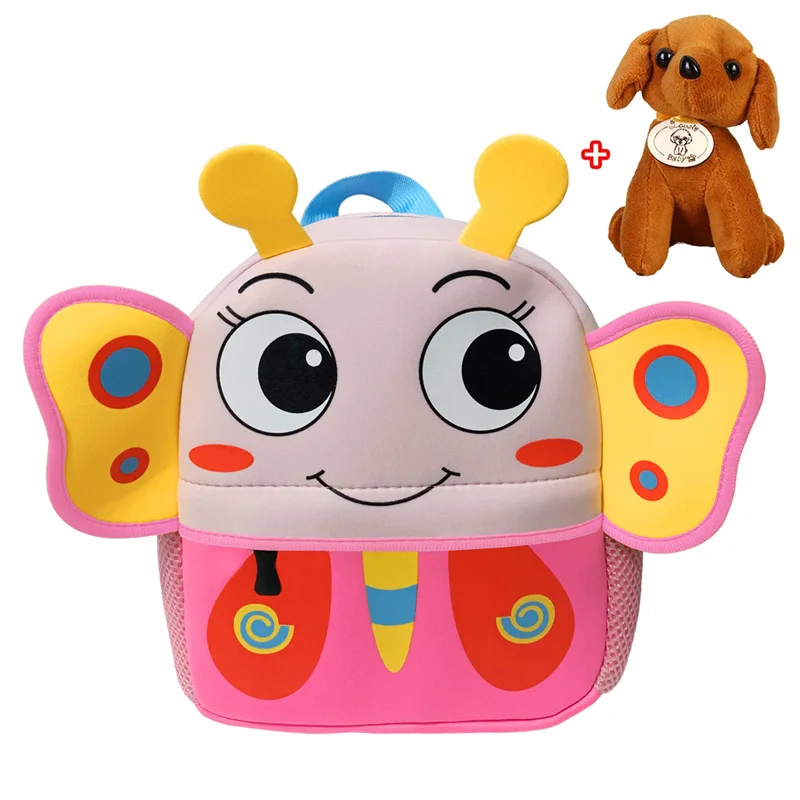 Детские рюкзаки с мультипликационным 3D рисунком неопреновый детский школьный