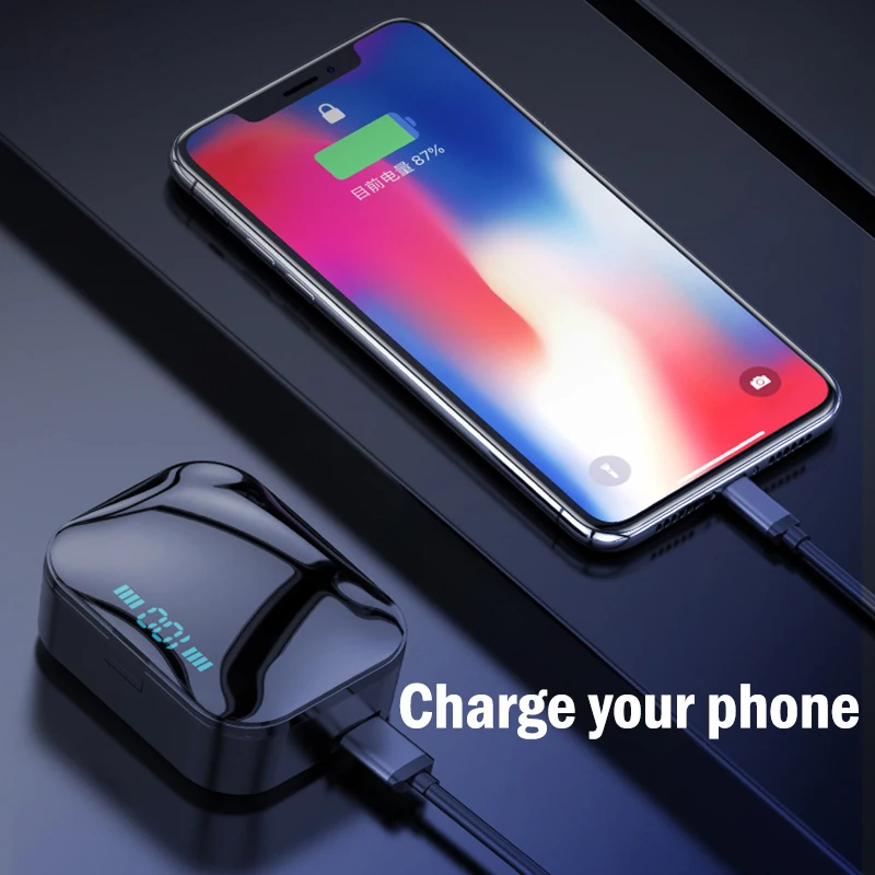 Беспроводные наушники Bluetooth 5 0 мини TWS водонепроницаемые головные уборы