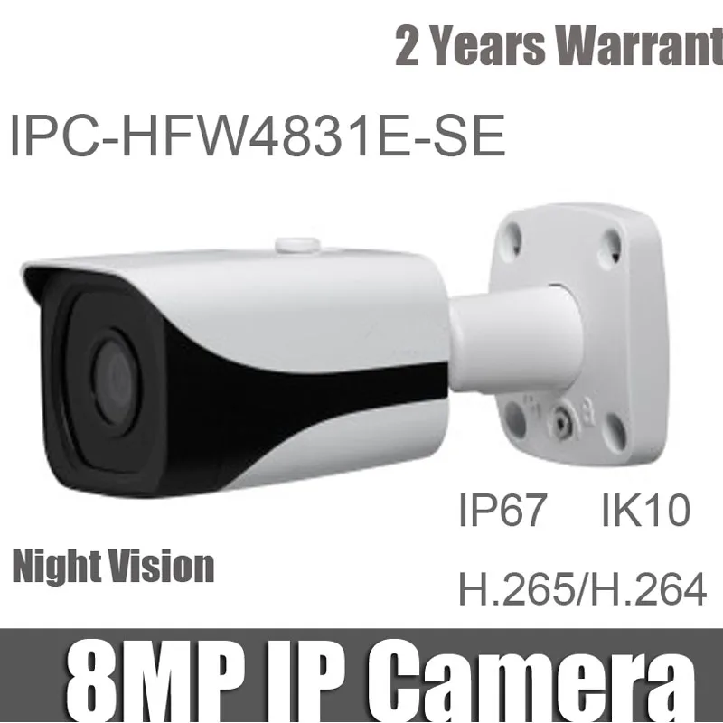 DH 4 k 8MP IP камера с мини-пулей IP67 IK10 POE Netwerk защитой от непогоды возможностью