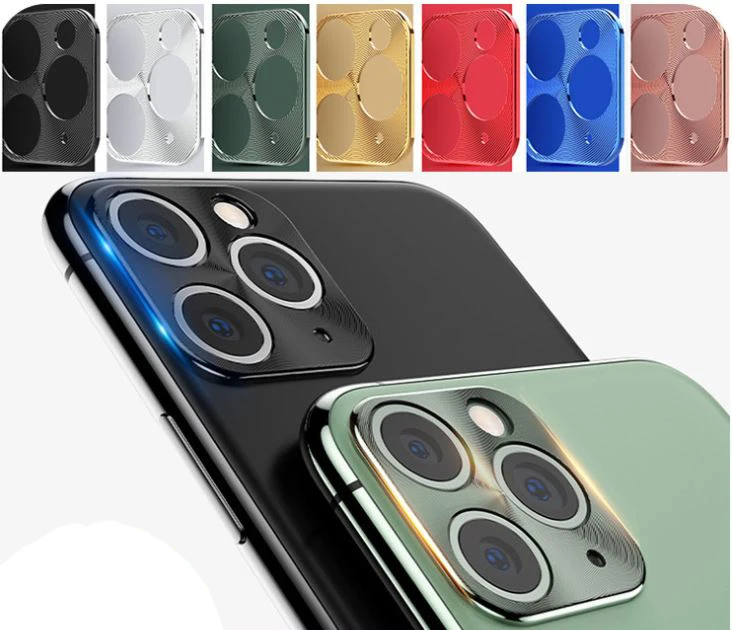 10 шт. металлический чехол для задней камеры iphone 11 pro max защитный круг защита от