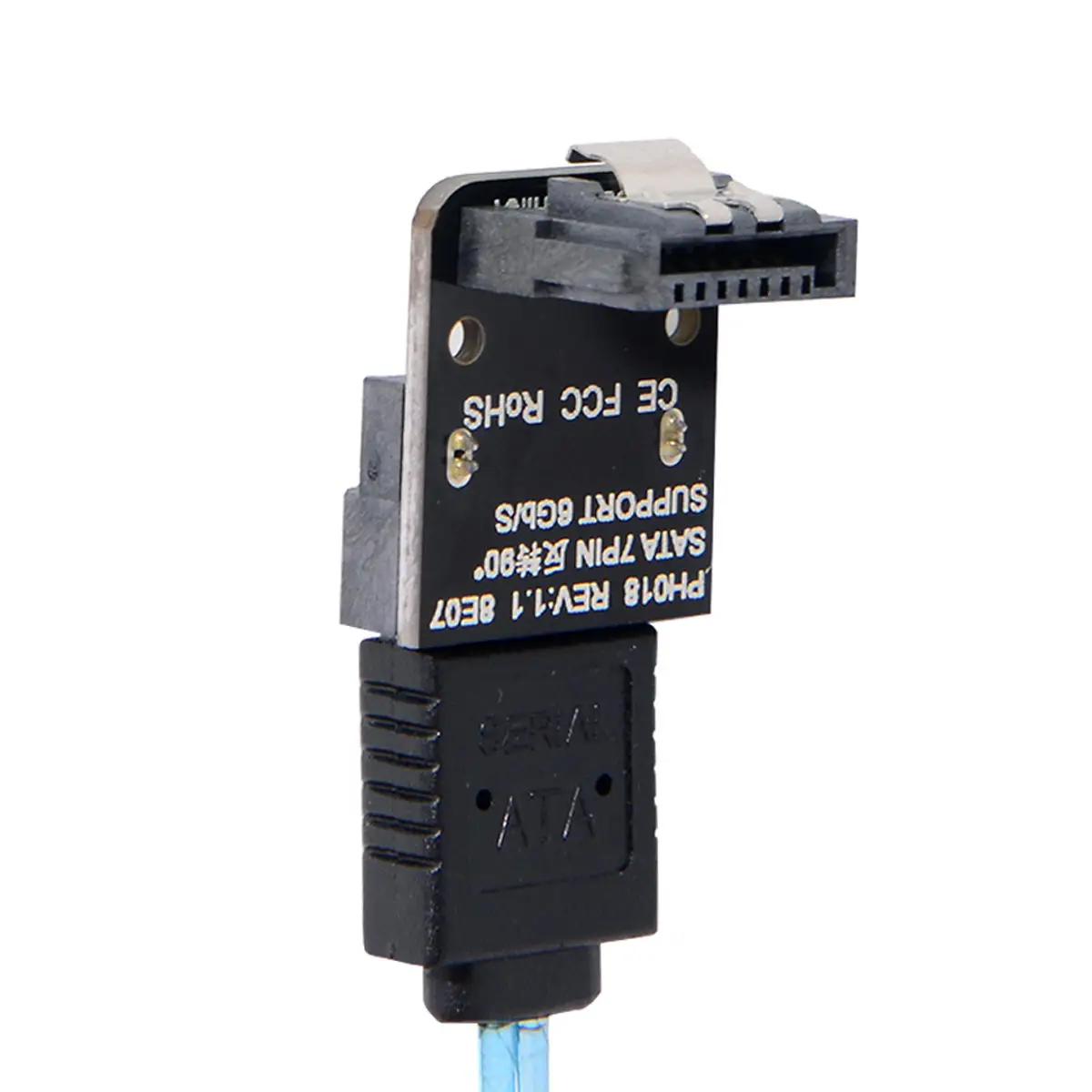 

Xiwai SATA 7Pin Converter Male to Female Up 90 Degree Angled Adapter Mainboard Motherboard for Desktops SSD HDD