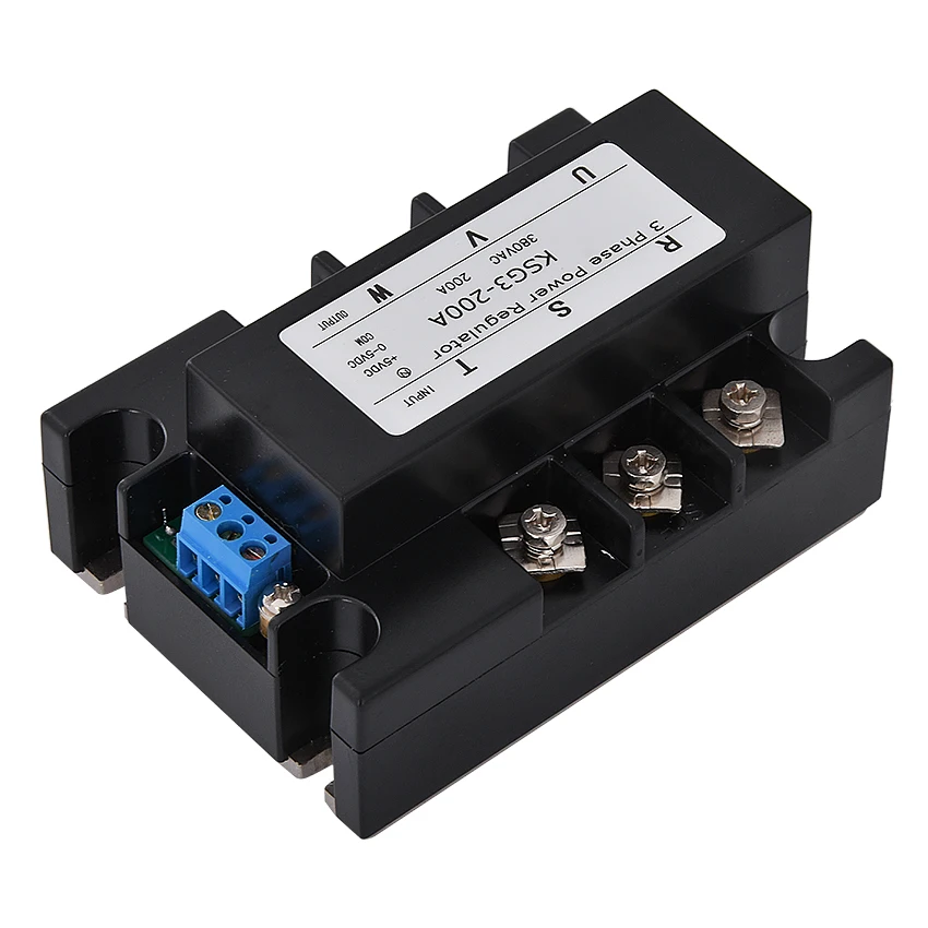 KSG3 200A трехфазное твердотельное реле модуль регулятора напряжения 200 А 4 20 мА от 0 5