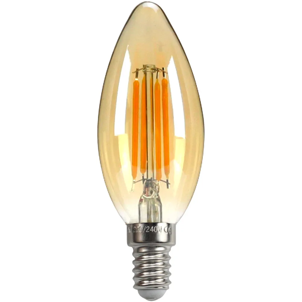 

Античная светодиодный лампы E14 креативный мягкий светильник бар лампы в форме свечи Моделирование декоративные светодиодные лампы сфериче...