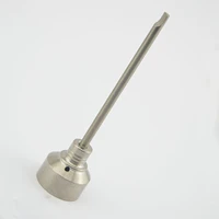 18mm titanium nail gr 2 carb cap with one hole 89mm dabber titanium nail nail for glass bong water pipe wzpi