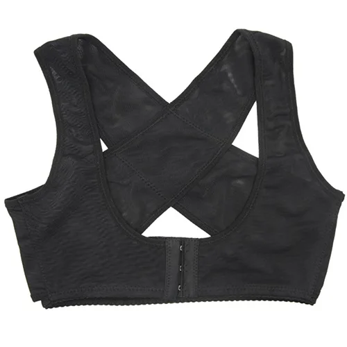 Black 1 шт., Женский Корректор осанки для груди, поддерживающий пояс, формирователь тела, корсет на плечо, бандаж для здоровья, Прямая поставка, S/M/L/XL/XXL - Цвет: Black