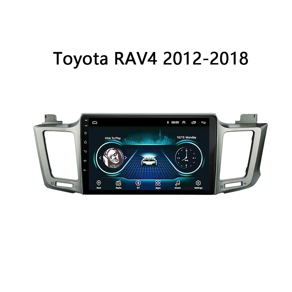 Android 8 1 10 &quotАвтомобильный gps для Toyota RAV4 2012 2013 2014 2018 мультимедийная система видео