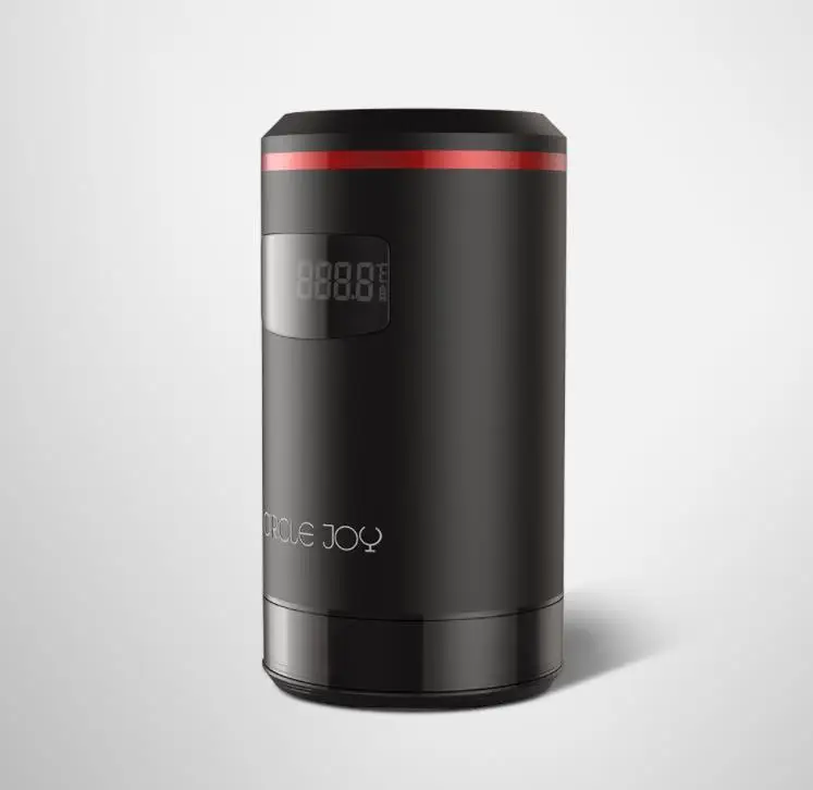 Черный Xiaomi mijia умная электрическая вакуумная коробка для хранения вина свежий винный шкаф USB зарядка с светодиодный дисплеем - Цвет: Черный