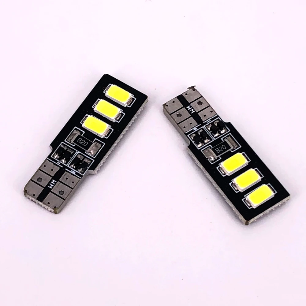 

20 шт., суперъярсветодиодный светодиодные лампы T10 5630 6 SMD W5W