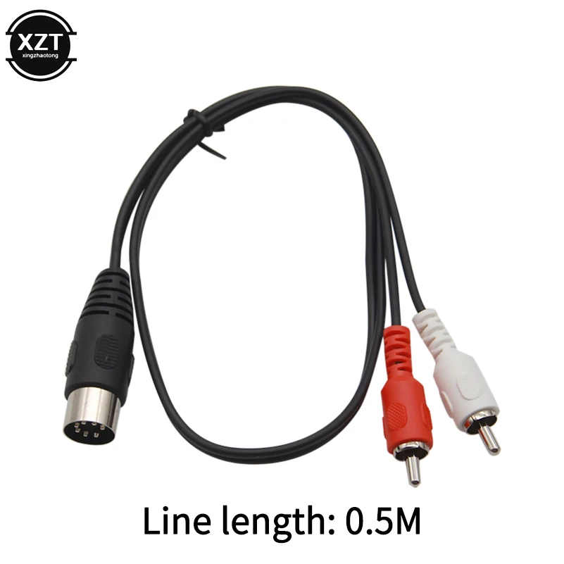 Кабель-удлинитель для аудиоадаптера разъем 7 Pin revolution 2RCA Lotus 0 5 м/1 м | Электроника