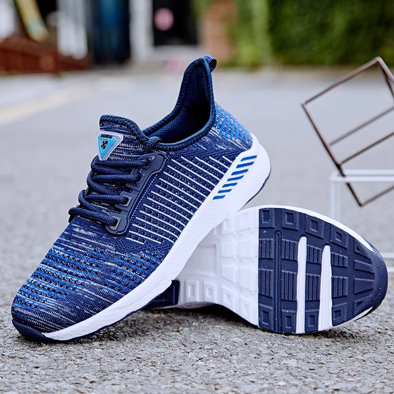 2019 autumn breathable sneakers men and women couples mesh running shoes casual travel | Обувь