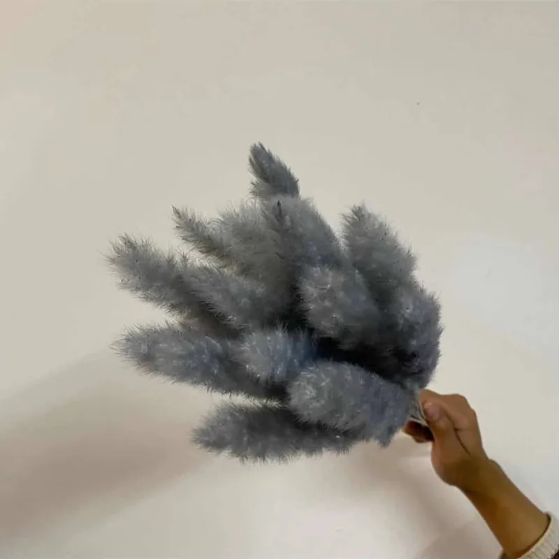 

Dekoration 15 Pcs Raw Pink White Small Reed Dried Flowers Bulrush Phragmites Pampas Grass Wedding Home Decor