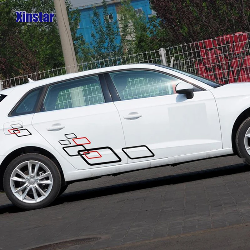 Автомобильные наклейки для volkswagen golf6 golf7 mk6 mk7 audi sline quatrro bmw m performance RLINE STI WRX Skoda car