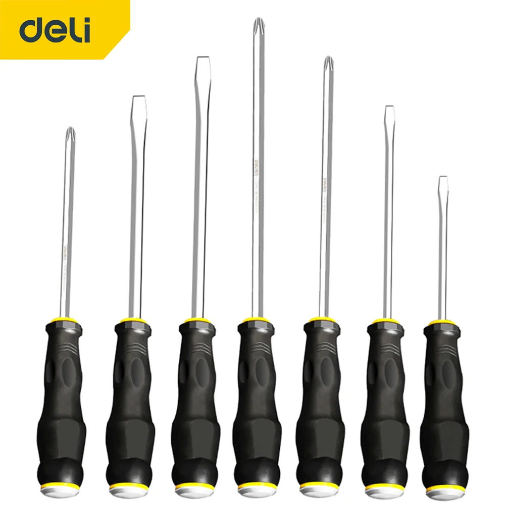 Многофункциональная отвертка DELI промышленного класса перекрестные/шлицевые