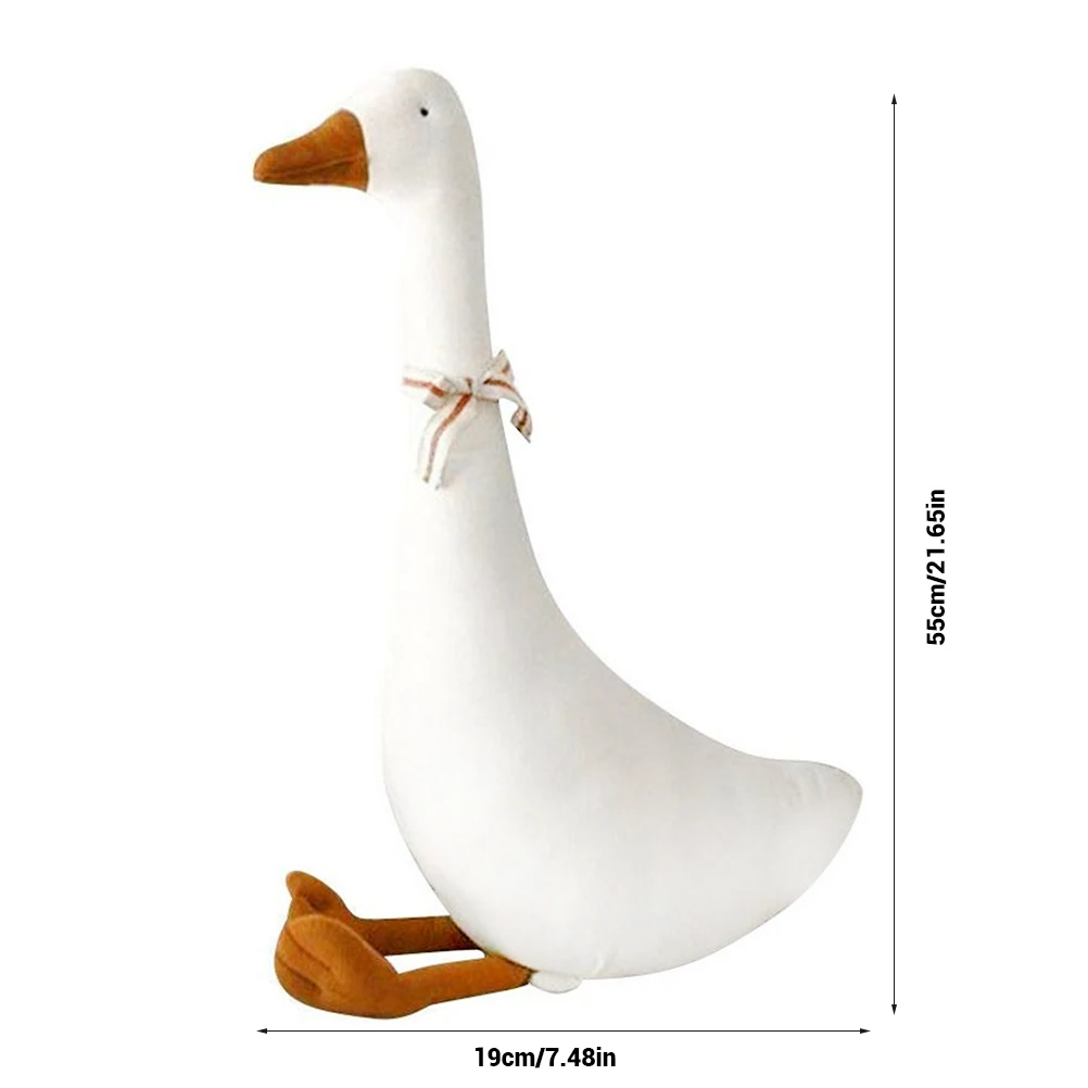Детская плюшевая игрушка большой белый лебедь плюшевые животные чистая