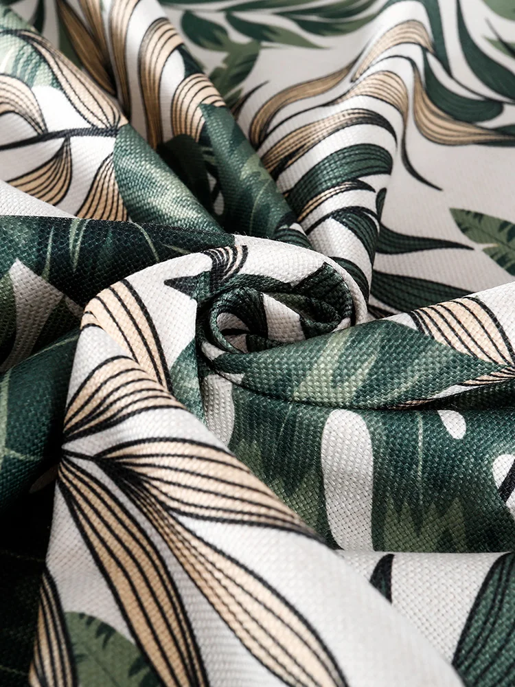 100cm*180cm/Piece Cotton And Linen Plant Printing Fabric Cloth Sofa Tablecloth Curtain Bag DIY Handmade Material | Аксессуары для