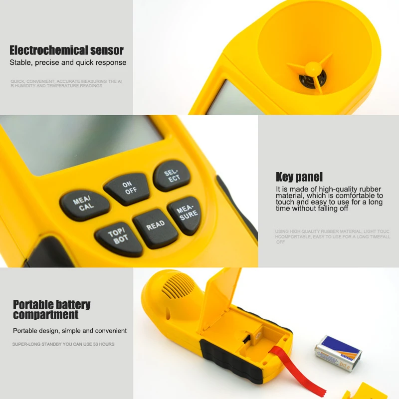 

Cable Height Meter LCD Display Cable Height Measuring Instruments Test Tool AR600E FKU66