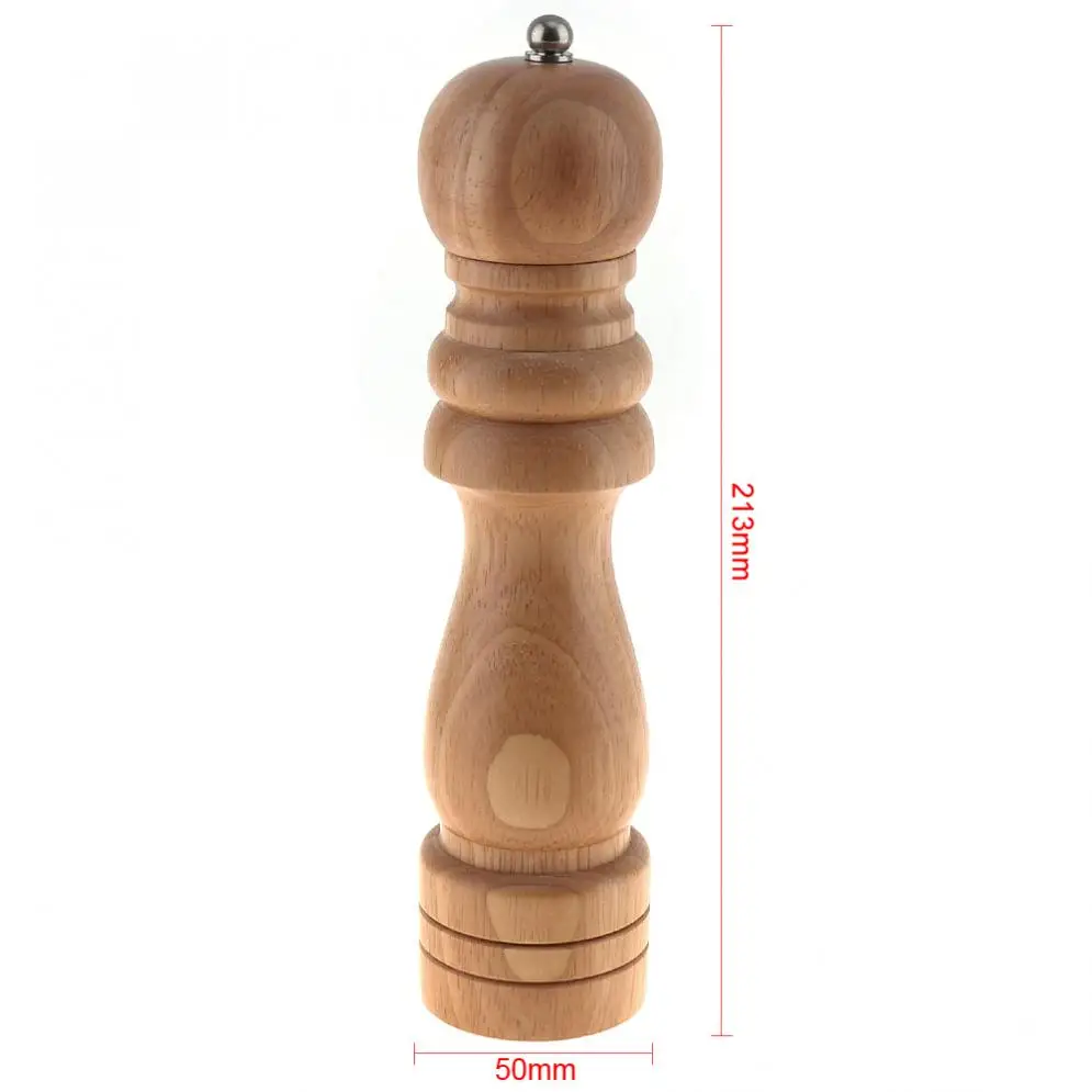 8 InchWooden соль мельница для перца мельницы специй движением руки дерево с Керамика