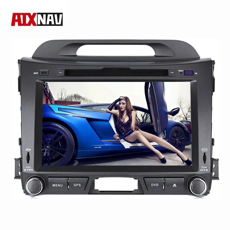 Автомобильный DVD плеер Android аудио стерео с дисплеем грузовик GPS навигация Kia Sportage