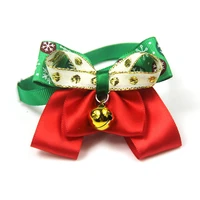 dog bell bow tie cat collar christmas hat scarf christmas fleece set halloween pet costume pet accessories