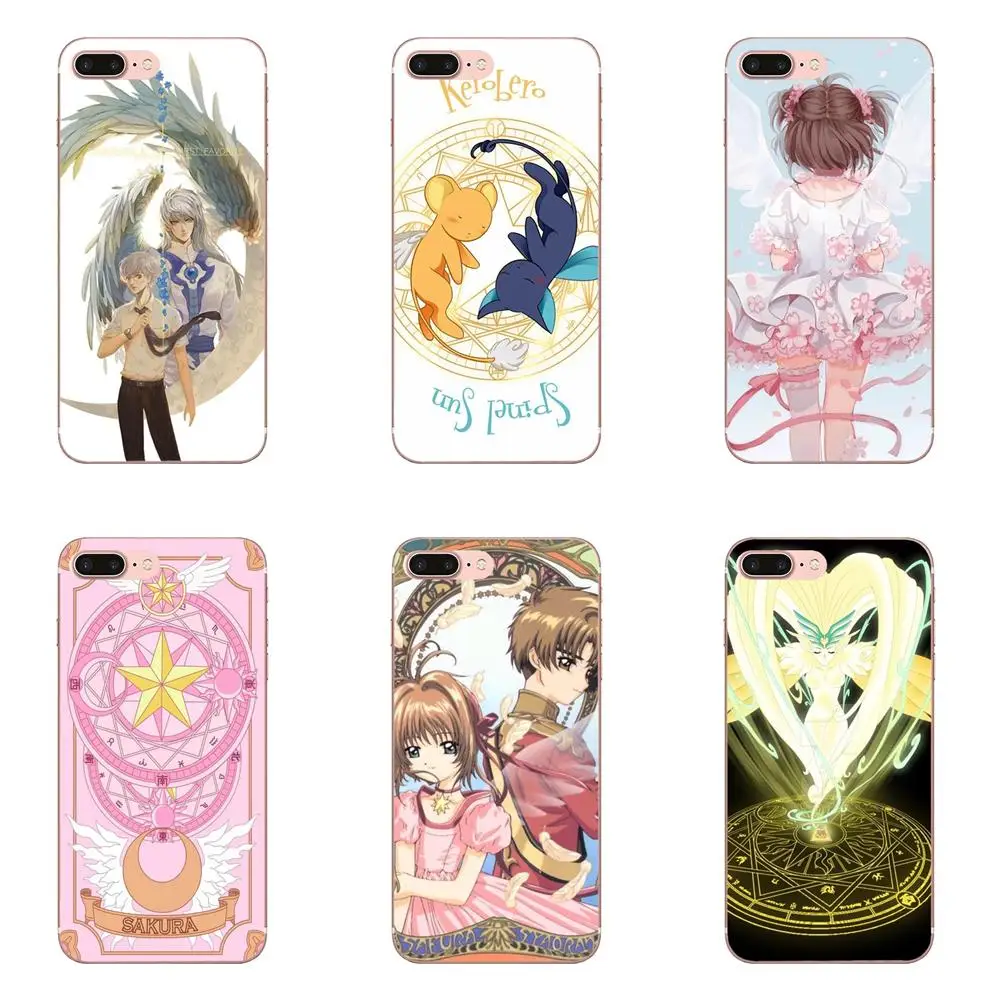 Ручная роспись для samsung Galaxy Note 5 8 9 S3 S4 S5 S6 S7 S8 S9 S10 5G mini Edge Plus Lite Sakura Card Captor