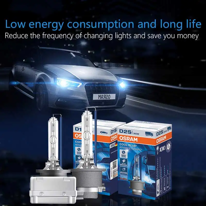 OSRAM D1S D4S D2S D3S ксеноновая фара авто лампа холодный белый HID CBA 66140 66240 66340 66440 35 Вт 12В 6000