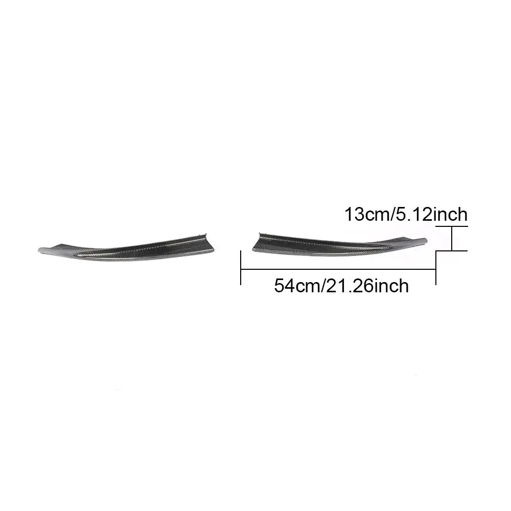 

Car Rear Bumper Splitters Spoiler for BMW 2 Series F87 M2 2016 2017 2018 Rear Bumper Splitters Flaps Canards Carbon Fiber