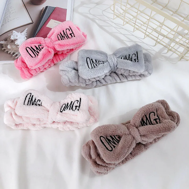 2019 г. Корейская версия новой бархатной мягкой повязки на голову кораллового