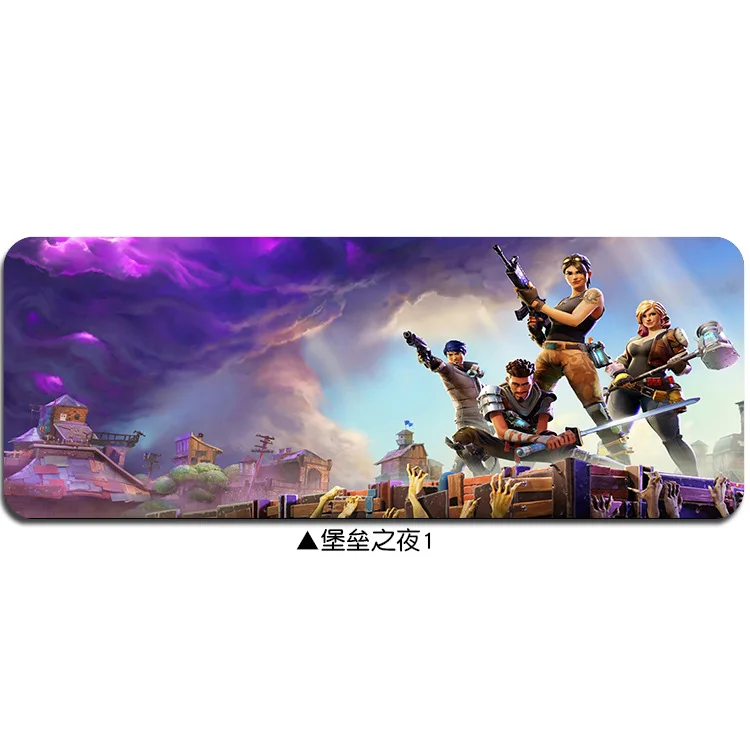 Игровой коврик для клавиатуры Fortnites компьютерная мышь с аниме рисунком большой