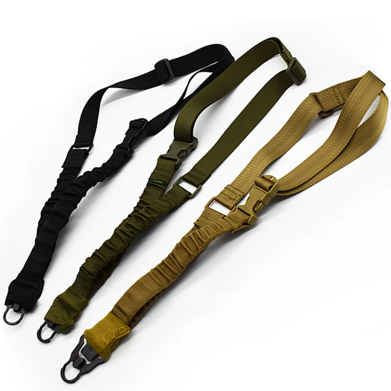 Тактический одноточечный ремень для пистолета эластичный регулируемый M4 AK47 AR 15