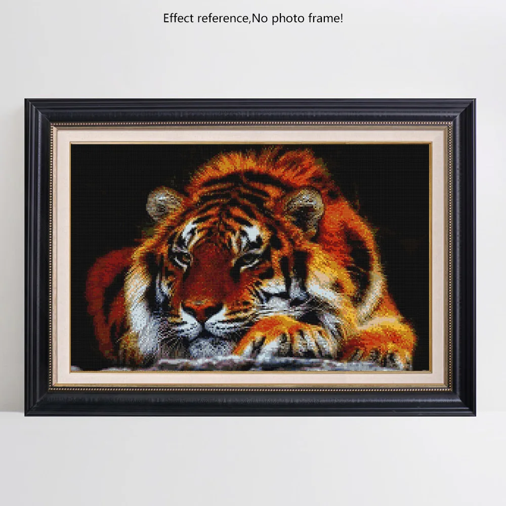 EverShine алмазная живопись вышивка крестом тигр мозаика картина стразами животные