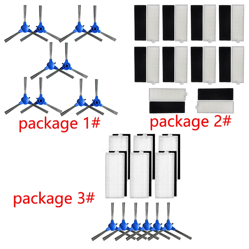 

Tool Side brushes kit V715B Sweeper Filters Sponges Cleaning Dust removal