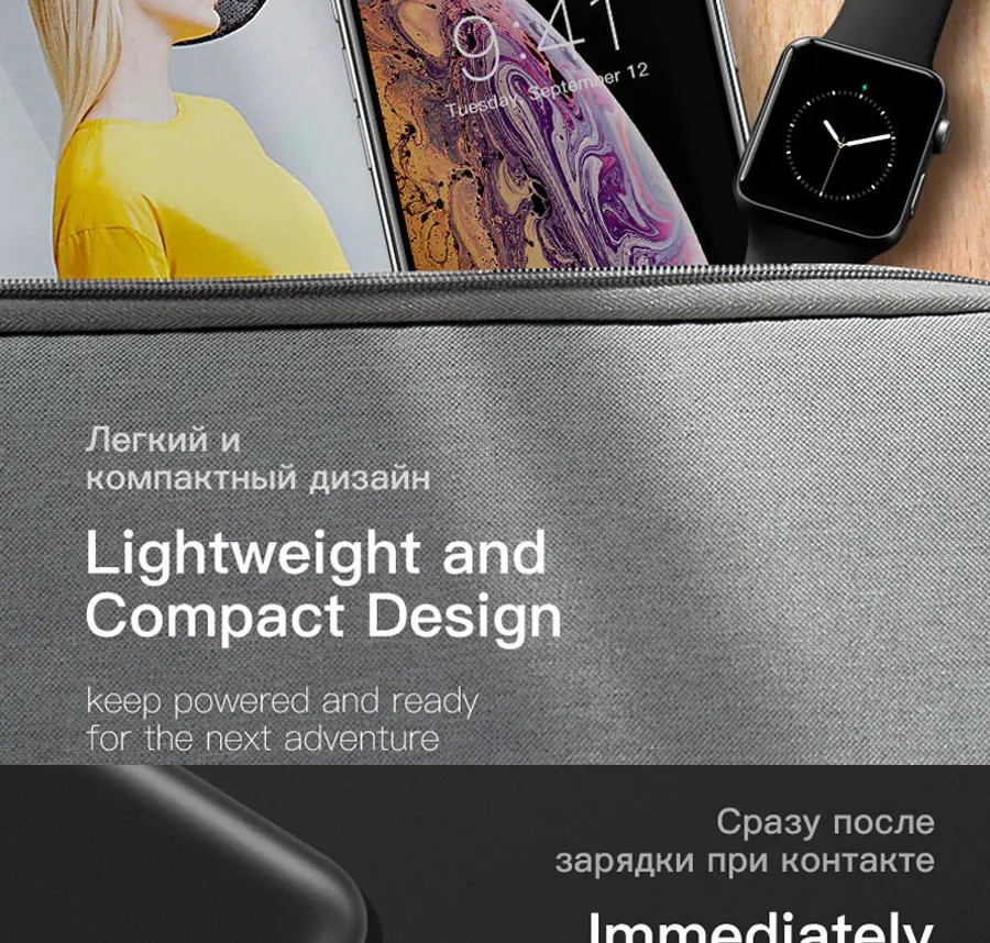 Беспроводное зарядное устройство BUSHUAR для apple watch Series 1 2 3 4 магнитное зарядное устройство для iwatch 3,3 футов 1 м usb-кабель быстрозарядная станция