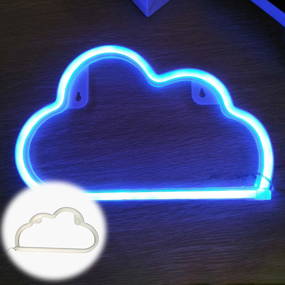 

frontoppy Wholesale 2 Styles Led Neon Light Colorful Rainbow Neon Sign Room Home Party Wedding Decoration Xmas Gift Neon Lamp