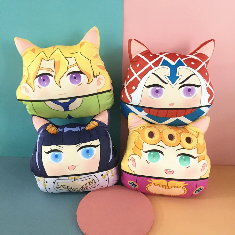 30 см аниме приключения Джоджо плюшевая подушка JoJo Леоне abbacchio Kakyoin Нориаки теплая