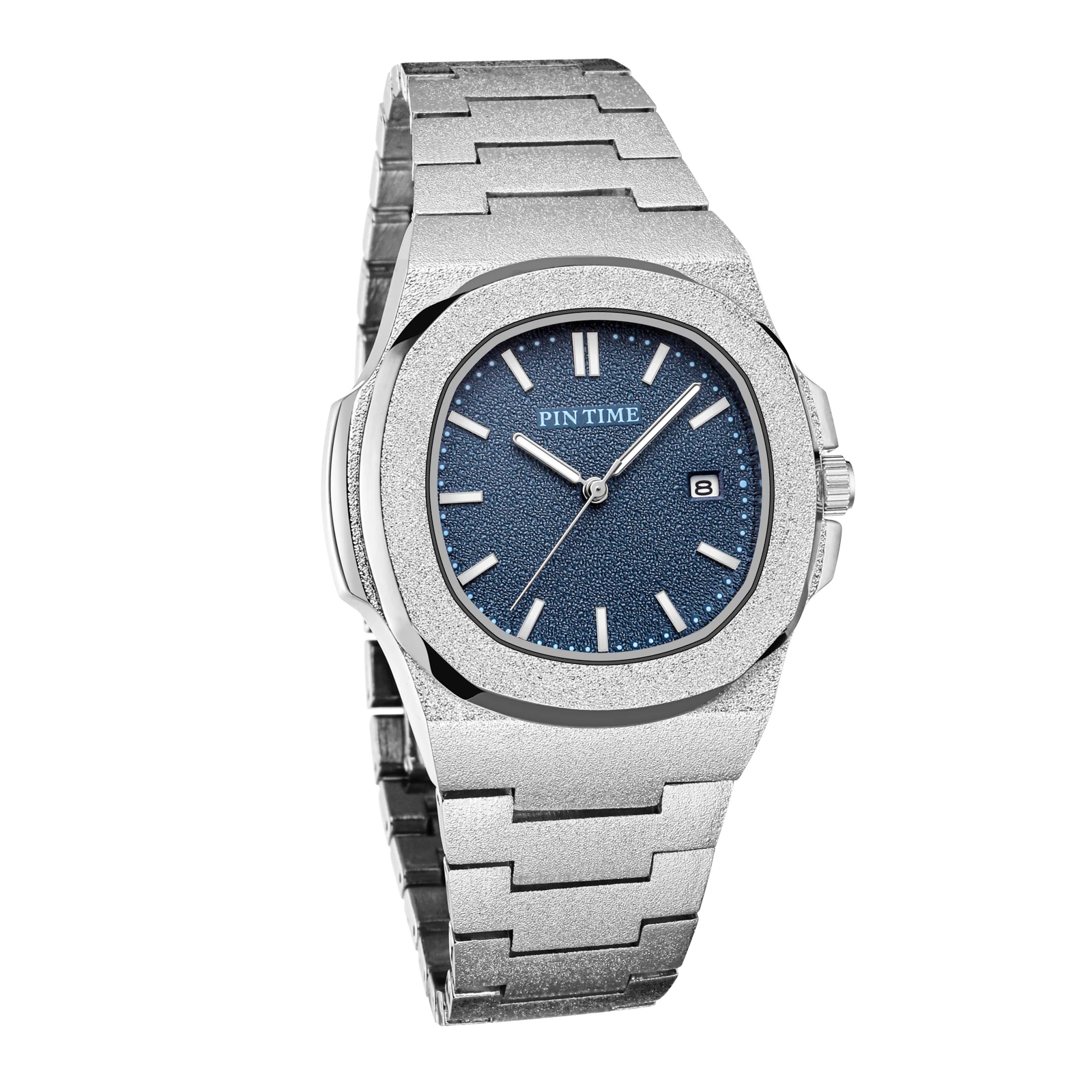Мужские модные роскошные часы PINTIME дизайнерские матовые кварцевые из