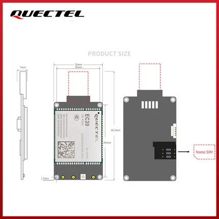 4G модули Quectel EC20 LTE USB-ключ raspberry pi linux | Электроника