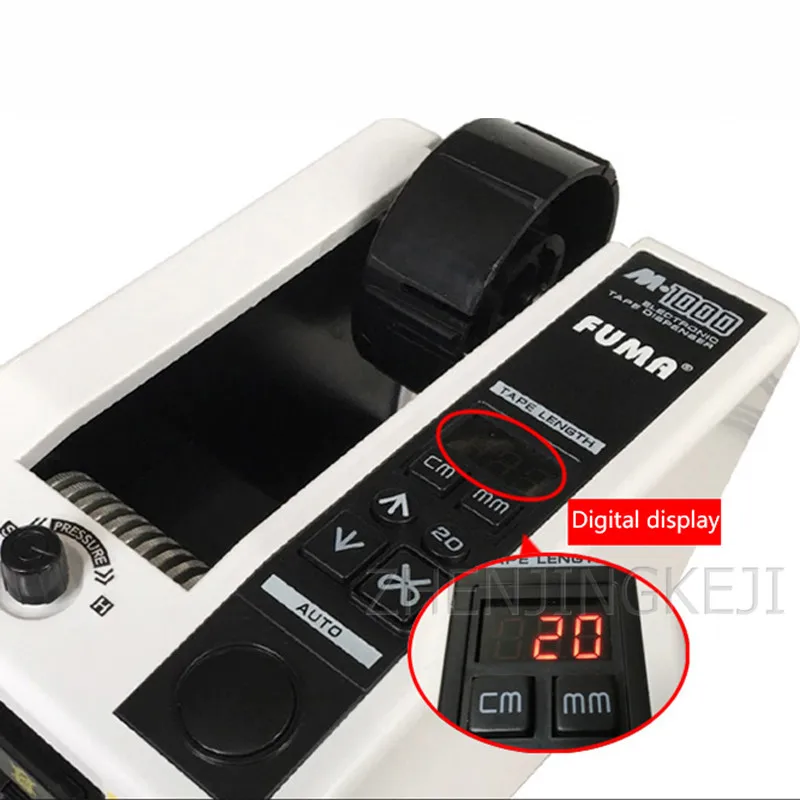 

220V Intelligent Count Tape Cutting Machine Fully Automatic Adhesive Tape Cutter High Efficiency 18W Crop Tools Anti-cut Hand