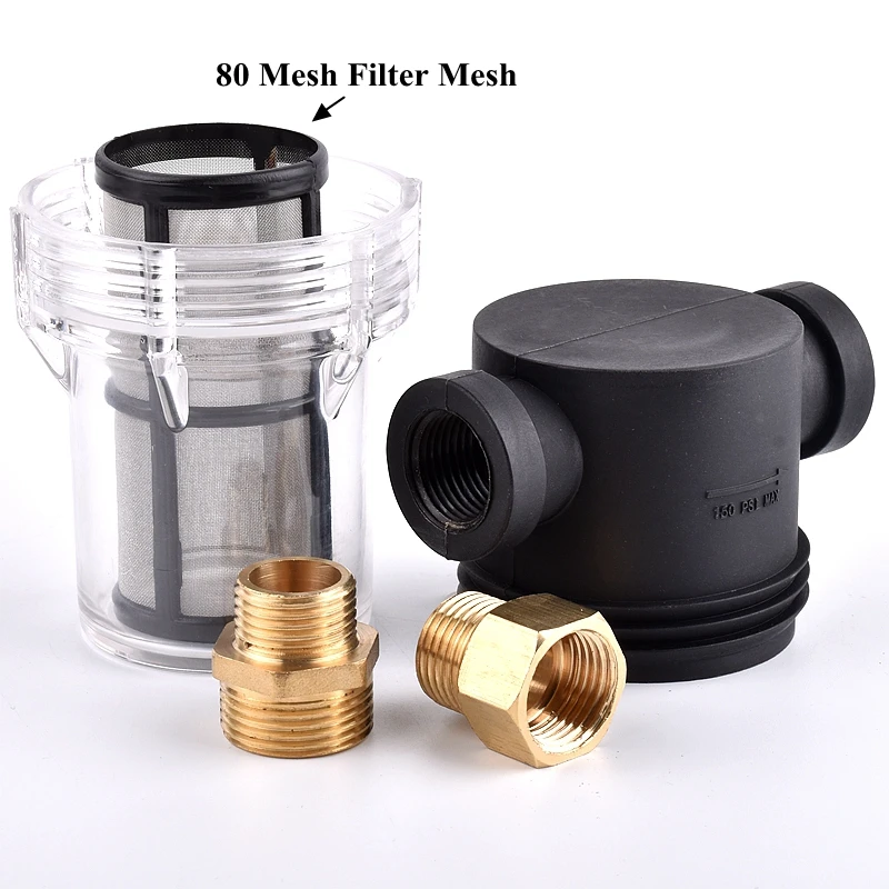 1/2 3/4 Inch Garden Water Pipe Filter Pressure Washers Pump Inlet Watering Irrigation Brass Connector Aquarium Strainer | Дом и сад
