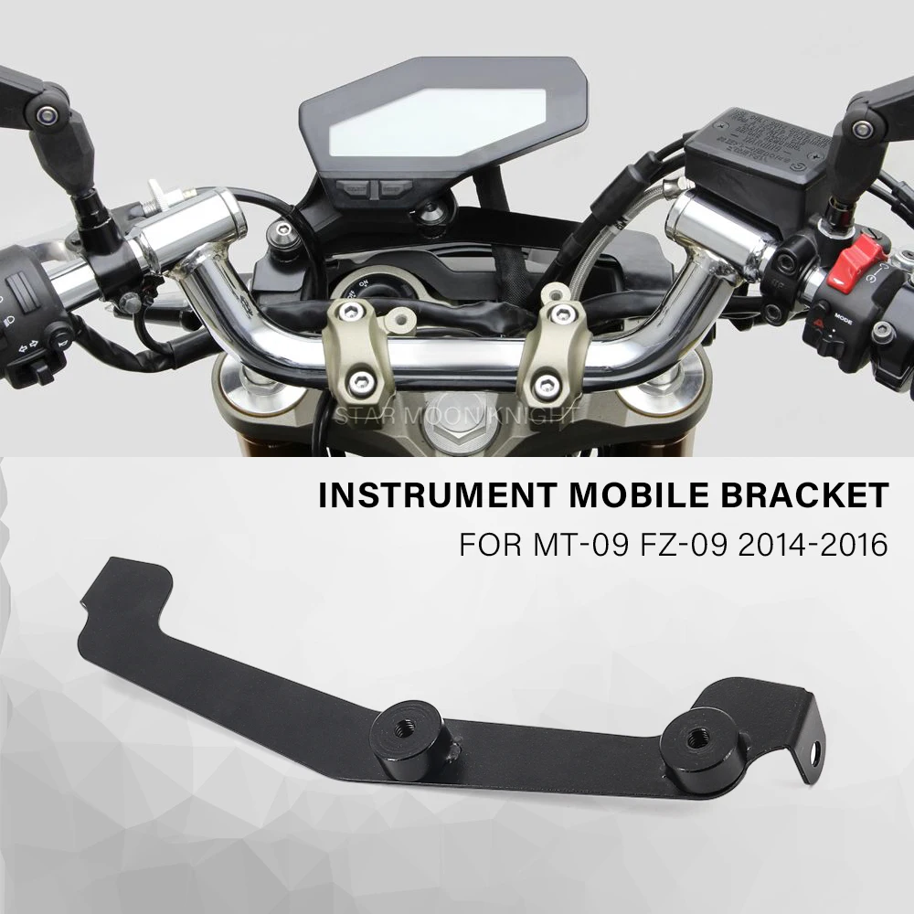 

Motorcycle Accessories For YAMAHA FZ09 MT09 MT-09 FZ-09 2014 2015 2016 Instrument Mobile Bracket Speedometer Brackets