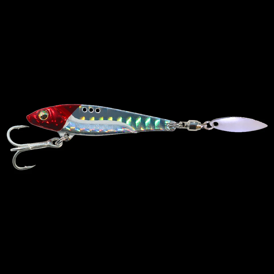 

WALK FISH VIB Vibration Bait 7G/12G/17G 3D Eyes Pesca Sinking Fishing Lures Metal Bait Spinner Spoon Fishing Tackle