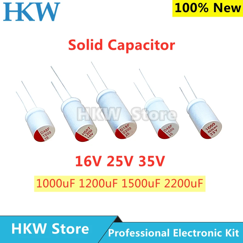 10 шт. новый полимерный Твердый электролитический конденсатор DIP супер низкий ESR 16