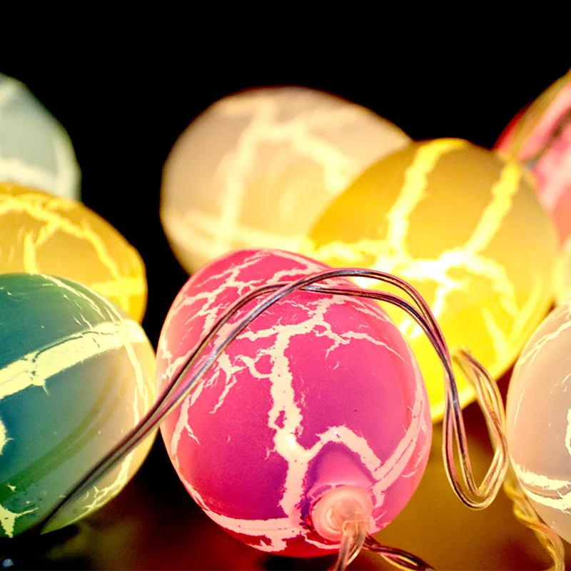 

Гирлянда с треснутыми яйцами, 1,8 м, 10 светодиодов